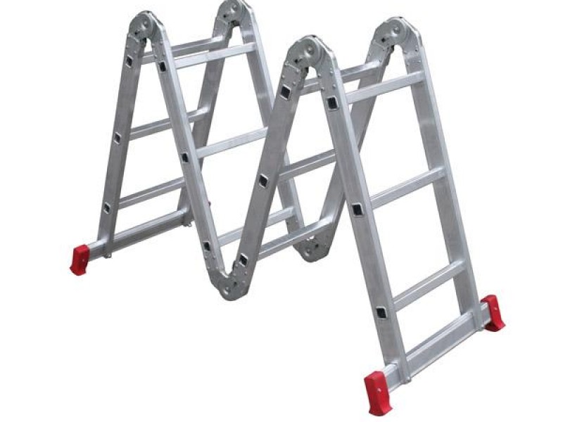 ESCADAS ARTICULADAS EM ALUMÍNIO 2×4, 3×4, 4×4 E 5×4 DEGRAUS