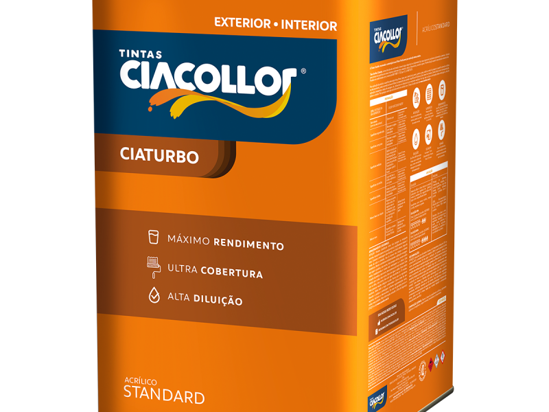 Tinta Acrílica Ciaturbo Standard